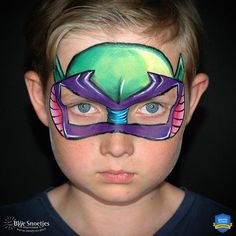 Ninja Turtle Face Paint, Goku Face, Professional Face Paint