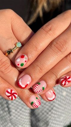 15 Christmas Nails Trendy Styles – Get Ready to Dazzle! 💅 Get ready to shine this holiday season with these Christmas Nails Trendy styles that everyone is raving about! From classic Christmas Nails Acrylic to stunning Christmas Gel Nails, there\'s a look for every occasion. 🎅✨ Looking for festive December Nails or sleek Winter Nails Acrylic? We\'ve got you covered. Embrace the holiday spirit with Xmas Nails and creative Christmas Nail Designs that will take Her Nails to the next level. Try Re... Christmas Present Nails, Xmas Nail Designs, Art Noel, Christmas Tree Nails, Candy Cane Nails, Christmas Gel, December Nails, Red Christmas Nails, Christmas Nails Easy