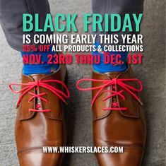 ...and sticking around through Cyber Monday. Do your shoes a favor & save this Pin. You won't wanna miss our biggest sale of the year! Big Sale, Black Friday, Dress Shoes Men, The Year