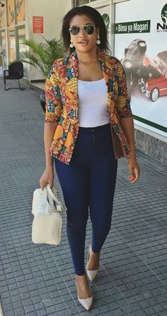 Ankara Blazers For Women, Ankara Design, African Print Pants, Kitenge Designs, African Print Tops, African Designs, Corporate Dress, Best African Dresses, African Dresses Modern