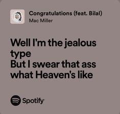 congratulations - the divine feminine by mac miller — spotify lyrics