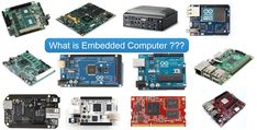 many electronic components are shown with the words what is embedded computer?