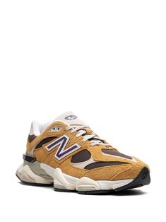 Find NEW BALANCE 9060 Butterscotch Sneakers on Editorialist. butterscotch brown/purple mesh/suede front lace-up fastening branded heel counter appliqué logo logo patch at the tongue round toe signature ABZORB® midsole rubber outsole These styles are supplied by a premium and authenticated sneaker marketplace. Stocking only the most sought-after footwear, they source and curate some of the most hard to find sneakers from around the world. Sporty Brown New Balance Running Shoes, New Balance Brown Running Shoes For Sports, Brown New Balance Running Shoes For Sports, New Balance Brown Leather Running Shoes, Brown Mesh Sneakers With Rubber Sole, Brown Lace-up Running Shoes With Branded Insole, New Balance Brown Sneakers With Contrast Sole, Brown New Balance Sneakers With Contrast Sole, New Balance Brown Lace-up Running Shoes