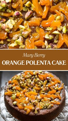 Mary Berry Orange Polenta Cake Ginger Cake Recipe Mary Berry, Mary Berry Cakes, Orange Polenta Cake, Berry Cake Recipe, British Food Traditional, Stem Ginger, Demerara Sugar, Polenta Cake, Mary Berry Recipe