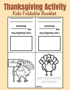 thanksgiving activity for kids to print out