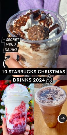 the top ten starbucks drinks for christmas