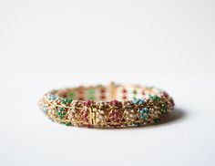 Beautiful traditional Mina kari bangle, with 1 gram gold plated with colour enhanced emerald, rubies, pearls & Feroza, Ceremonial Jeweled Bangle Bracelets, Festive Jeweled Bangle Bracelets, Jeweled Temple Jewelry Bracelets As A Gift, Temple Jewelry Style Jeweled Bracelets As Gift, Gift Jeweled Bracelets In Temple Jewelry Style, Formal Temple Jewelry Bangle Jeweled, Gift Temple Jewelry Jeweled Bracelets, Vintage Bangle Jewelry For Festive Occasions, Formal Jeweled Temple Jewelry Bangle