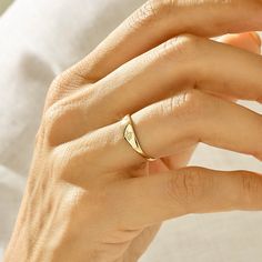 Give a gift they'll be happy with a handmade real solid gold personalized signet ring for a graduation gift The Ring Details ✪ 14k Solid Gold (also in 10k,18k) ✪ Band Options; Solid Yellow Gold, White Gold, Rose Gold ✪ Top Width: 4.60 mm ✪ Bottom Width: 1.08 mm ✪ Thickness: 0.71 mm ✪ Ready to Ship 7 Business Days 🛠 Norm Jewels' pieces are handcrafted by 15-30 years of experienced craftsmen and made to order. 🛠 Note: Engraving is not possible for this item. 🎁 All pieces come in a special turqu Rose Ring Flower, Rose Gold Top, Botanical Ring, Pinky Signet Ring, Gold Leaf Rings, Gold Flower Ring, Engraved Ring, Red Sweatshirt, Ring Flower