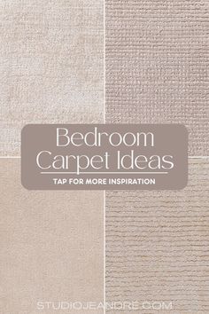 bedroom carpet ideas with text overlaying the top for more inspirational and creative decor