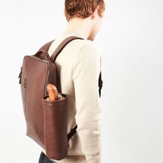 The Saola Tech Laptop Backpack is perfect to commute with your tech organized. Functional minimalist design, made for daily use. Features a laptop divider, padded shoulder straps and bottom, breathable suede back, discreet tech essentials organizer and a secret back pocket. Our designer backpack is the perfect gift for men that love clean designs: simple and functional. Commuting Laptop Bag With Adjustable Strap, Commuting Laptop Backpack With Adjustable Strap, Functional Laptop Backpack With Adjustable Strap, Functional Laptop Bag Backpack With Detachable Strap, Functional Brown Backpack With Adjustable Straps, Commuting Backpack With Adjustable Strap, Rectangular Commuting Bags With Adjustable Straps, Brown Backpack With Adjustable Strap For Commuting, Commuting Travel Backpack With Adjustable Strap