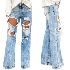 Distressed Denim Jeans-TDE · Princess Armor · Online Store Powered by Storenvy Daily Casual Outfits, Fall Fashion 2023, Western Fits, Mid Waist Jeans, Denim Jeans Ripped, Country Girls Outfits, Western Wear Outfits, Cute Country Outfits, Concert Fit