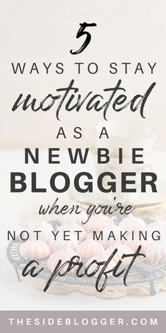 a plate with donuts on it and the words 5 ways to stay noticed as a newbie blogger when you're not making a