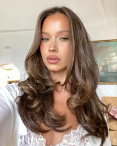 Selfie Inspo, Hair Appointment, Elegant Makeup, Brown Hair With Highlights, Colour Ideas, Hair Inspo Color, May 21