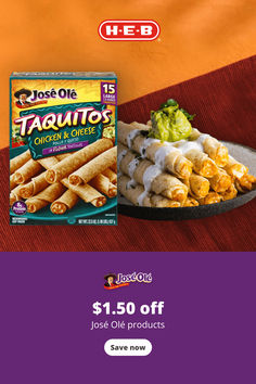 an advertisement for taquito's chicken and cheese