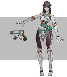 Scifi Art Character Design, Warforged Dnd Female, Female Warforged, Alien Concept Art