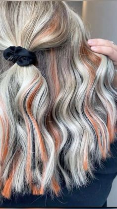 Halloween Hair Dye, Spooky Hair, Half Up Hairstyles, Black Hair Makeup, Hair Colors For Blondes, Hair Black Hair, Fall Blonde Hair, Hair Orange, Mom Cut