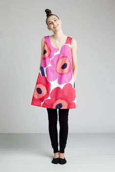 Marimekko Umo Unikko dress, you make me smile. Swedish Interiors, Fashion 1960s, You Make Me, Error 404, Stylish Dresses