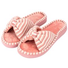 PRICES MAY VARY. SOFT UPPER: The upper of the slipper is made of high quality microfiber fabric. The uppers are soft and keep your feet in all the right places. The delicate bow design also adds layers to the slippers and the open toe slippers are suitable for all ages. If you have wide feet, we recommend going up a size. NON-SLIP RUBBER SOLE: Soft rubber soles are about 1.5cm thick. Rubber soles are softer, lighter and more flexible, with strong grip on the sole and excellent slip resistance. M Sleeper Sandal, Outdoor Christmas Gifts, Toe Slippers, Open Toe Slippers, Summer Slippers, Slippers Cozy, Casual Slippers, Day Work, Bow Design