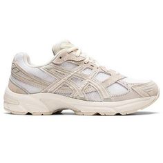 W 1130 Wht/Crm | Asics | Women's GEL-1130 Shoes, White Asics Fashion, Shoes Asics, Asics Women Gel, Jordan 2, White Birch, Casual Sneakers Women, Asics Women, Asics Gel