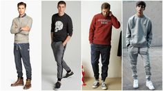 Sweat Shirts and Joggers Older Mens Winter Fashion, Sweats Outfit, Athleisure Men, Famous Outfits