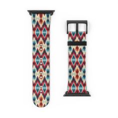 Inspired by the ancient art of Ikat, our watch band in dynamic blue and red hues is a timeless fusion of style and tradition. This stylish accessory captures the essence of Indonesia's artistic heritage with its lively Ikat print, adding a burst of colorful flair to your wrist. Whether you're checking the time or making a fashion statement, wear your watch with casual flair. Make a statement in the fusion of blue and red and let your wrist shine in vibrant vibes! Give wrists the gift of timeless Flirty Outfits, Ikat Print, Ikat Pattern, Leather Watch Strap, Custom Watch, Ancient Art, Matte Gold, Stylish Accessories, Watch Strap