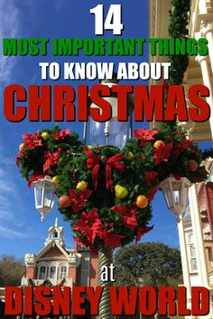 Headed to Walt Disney World for Christmas? From parties to park hours, here are the 14 most important things to know about Christmas at Walt Disney World! #Disney #Christmas #DisneyTips #WDW #DisneyWorld #DisneyVacationPlanning Christmas At Disney World, Park Parties, Disneyworld Tips, Disney Christmas Vacation, Christmas At Disney, Disney Stores, Nemo Disney, Scrapbook Disney, Disney World Christmas