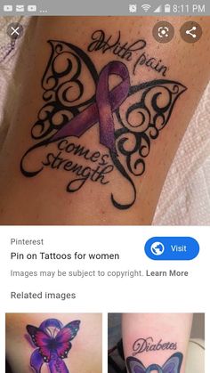 Domestic Tattoo Ideas, Fibro Butterfly Tattoo, Pancreatic Memorial Tattoos, Sjogrens Tattoo, Fibromiologia Tattoos, Fibro Tattoo Ideas, Rheumatoid Tattoos, Chiari Tattoo Ideas, Autoimmune Tattoo Ideas