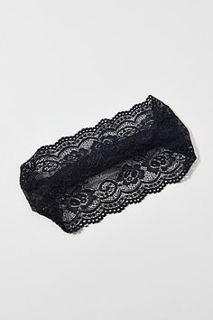 Out From Under lace headband in a soft and stretchy fit. Features Out From Under lace headband Sheer lace headband Stretchy fit Covered elastic at the back UO exclusive Content + Care Polyester, nylon Spot clean Imported | Out From Under Lace Headband in Black, Women's at Urban Outfitters Headband Stretchy, Lace Headband, Lace Headbands, Brand Sale, Black Fits, Sheer Lace, Color Coding, Women's Accessories, Fashion Forward