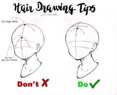 the hair drawing tips are easy to draw