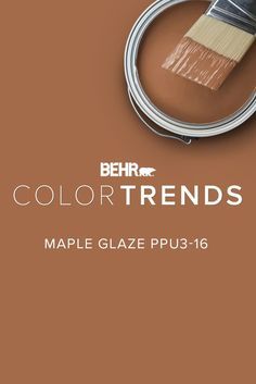 the color trend is maple glazee ppu - 16, and it's brown