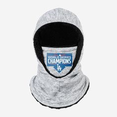 *SEP* *SEP* It's all good in a championship hood! Stay warm, look cool, and rep the champs wherever you go with this Los Angeles Dodgers 2020 World Series Champions Heather Grey Big Logo Hooded Gaiter! Features All-over design with commemorative championship logo display so you can keep the celebration going Multifunctional, can be utilized as a face cover, neck scarf, neck gaiter, and snood Versatile - Perfect for skiing, snowboarding, hiking, and other cold-weather/winter activities Multi-purp Championship Logo, Logo Display, Scarf Neck, Neck Scarf, Winter Activities, Neck Gaiter, Los Angeles Dodgers, World Series, Face Cover