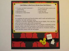 a recipe card with instructions for how to make a mickey mouse mouse head from craftime's