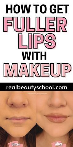 Bigger Lips With Makeup, Small Lips Makeup, How To Do Lipstick, Make Your Lips Bigger, Get Bigger Lips, Fuller Lips Makeup, Make Your Lips Look Bigger, Make Lips Bigger, Bigger Lips Naturally