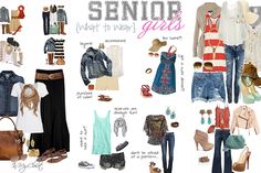 what to wear guide seniors portraits girls Senior Outfits, Senior Portrait Outfits, Senior Portraits Girl, Senior Style, Random Video, Senior Photo Outfits, Clothing Guide, Senior Pictures Boys, Senior Picture Outfits