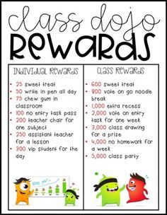 a poster with the words class do's reward and two cartoon characters on it