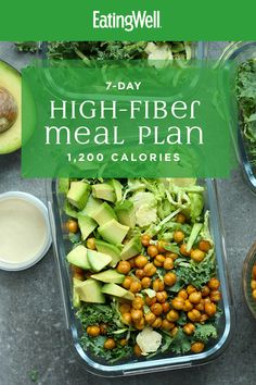 High Fiber Diet Plan, High Fiber Meal Plan, High Fibre Lunches, High Fiber Snacks, Flat Belly Diet, Ketogenic Diet Meal Plan