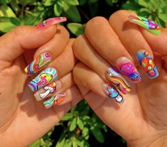 Edc Nails, Nail Ideas Acrylic, Nails Inspiration Pink, Festive Nails, Spring Break Nails