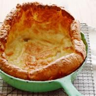 a pot pie sitting on top of a cooling rack