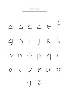 the alphabet is shown in black and white