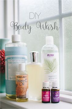 Body Wash And Lotion, Essential Oil Combinations, Natural Body Wash, Diy Essentials, Diy Body Care