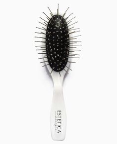 Styling brush with stainless steel ball-tipped bristles to gently care for your wigs and hairpieces. Styling Brush, Synthetic Fiber, Hair Pieces, Care Products, Human Hair, Wigs, Hair Accessories, Stainless Steel, Hair Styles