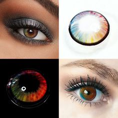 Cool Contacts, Best Colored Contacts, Eye Contact Lenses, Cosplay Contacts, Light Sensitivity, Colored Contact Lenses, Unicorn Colors, Stunning Eyes, Contact Lenses Colored