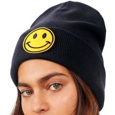 The womens smiley beanies for winter is made of 60% cotton and 40% acrylic.Yellow smiley face logo on the front of the womens knit beanie hat brings a smile to everyone who passes by. The unique yellow smile cool winter cap design makes you look more fashionable and cute, which can bring happiness and good luck to family and friends. Great value for money and a wide range of colors to choose from. Details: Excellent Flexibility and Stretch Happy Smiley Design Care: It’s advisable to hand wash on Smiley Face Logo, Smiley Design, Yellow Smiley Face, Cool Winter, Blue Orange White, Beanie Hats For Women, Cuffed Beanie, Face Logo, Winter Cap