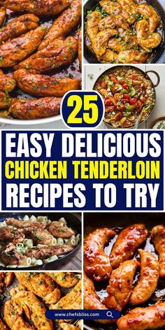 25 easy and delicious chicken tender recipe recipes to try for dinner or appetizers