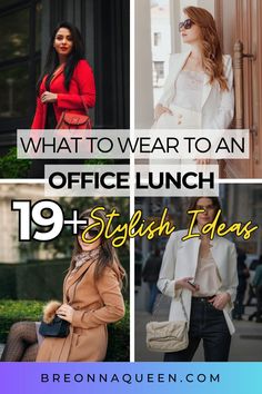 Navigate the sometimes tricky world of office lunch attire with these 19 foolproof outfit solutions. The blog post offers guidance on appropriate dress codes for various types of business lunches, helping readers avoid fashion faux pas while looking their best. #OfficeLunchAttire #WorkwearSolutions #ProfessionalDressCode Office Lunch Outfit, Lunch Outfit Ideas, Professional Dress Code, Lunch Outfit, Tweed Outfit, Chose Outfit, Jumpsuit Outfits, Tailored Jumpsuit