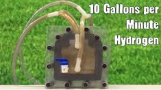 an electronic device with the words 10 gallons per minute hydrogen