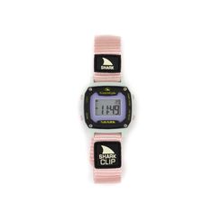 Dive into summer with Shark Clip Mini Mochi from the Sol Surf Mini Collection by Freestyle Watches! Mochi rocks soft pastel pinks with playful accents, perfect for smaller wrists and equipped with all the digital watch essentials. It's like wearing your favorite hoodie—ready for scorching days and cool summer nights with ease. The Shark Clip closure keeps it simple and stylish wherever you go. Plus, it's water-resistant up to 100m and includes date, time, stopwatch, and countdown timer features. Casual Watches With Stopwatch, Casual Watches With Stopwatch For Streetwear, Casual Digital Watches For Outdoor Activities, Casual Digital Display Watches For Outdoor Activities, Casual Digital Display Watches For Outdoors, Casual Digital Watch With Alarm For Outdoor, Casual Outdoor Digital Watch With Stopwatch, Casual Outdoor Digital Watch With Alarm, Shark Watch Octopus