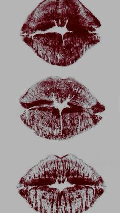 three lips with different shapes and sizes