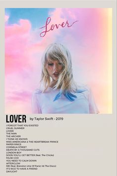 taylor swift's love tour poster for her upcoming album, lover by taylor swift