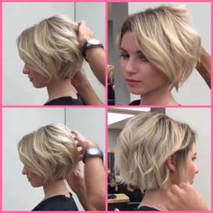 @hellahotmess Cute Short, Cut Nails, Κούρεμα Bob, Nails Cute, Short Hairstyles For Thick Hair, Summer Hairstyles For Medium Hair